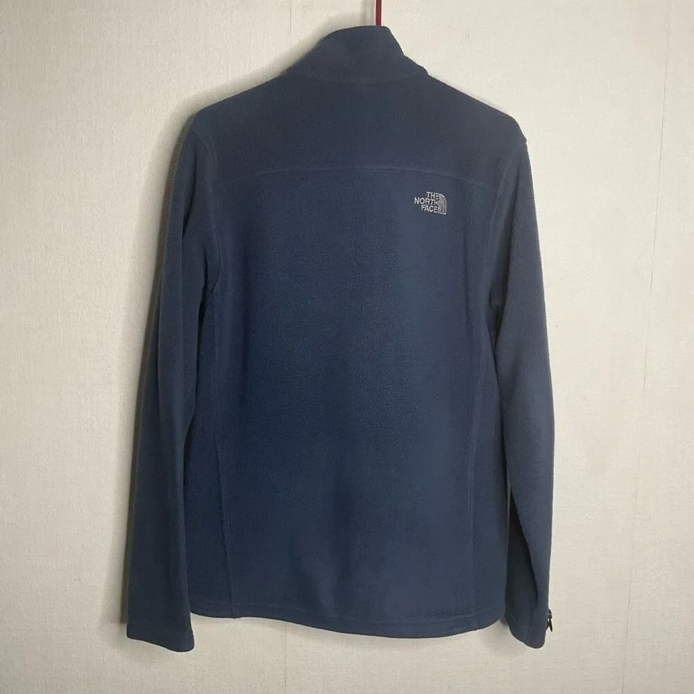The North Face Jacket Men’s Small P Zip Up Teal Blue Fleece Sweater‎ Outdoors